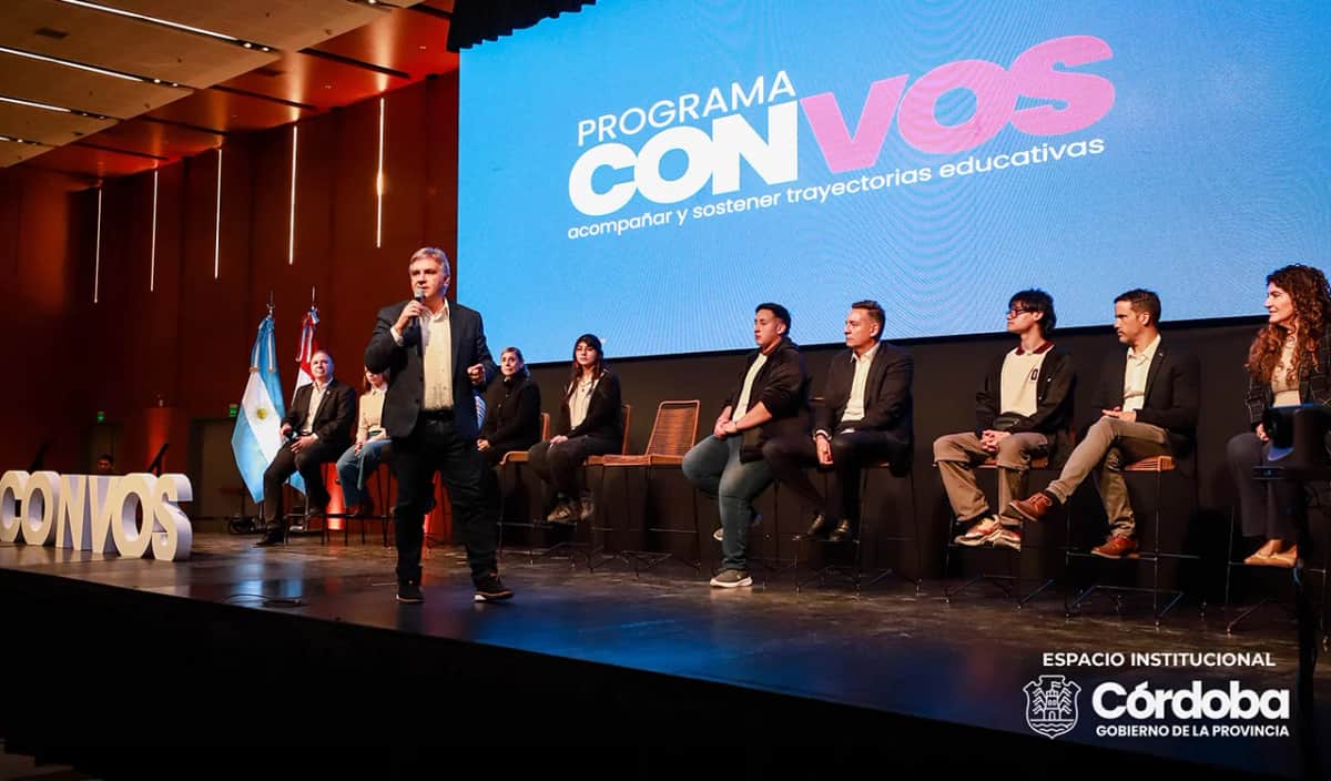 La Provincia presentó “Con Vos”, una iniciativa que busca prevenir la desvinculación escolar
