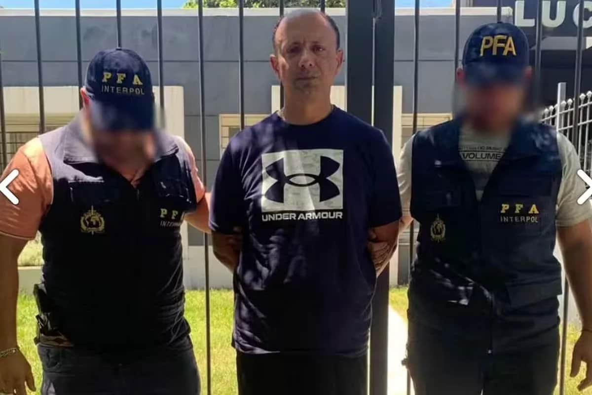 Diego Dirisio fue extraditado a Brasil tras ser detenido en Córdoba por tráfico internacional de armas