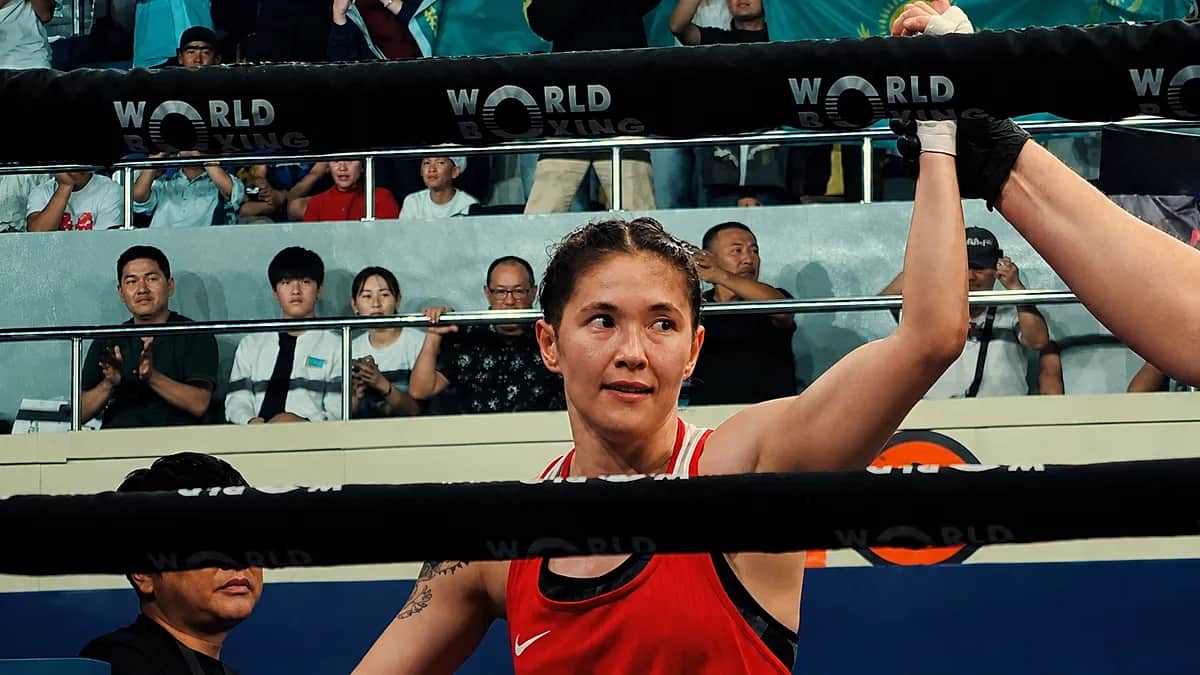 Conoce a Nazym Kyzaibay, la primera medallista olímpica de boxeo de Asia Central