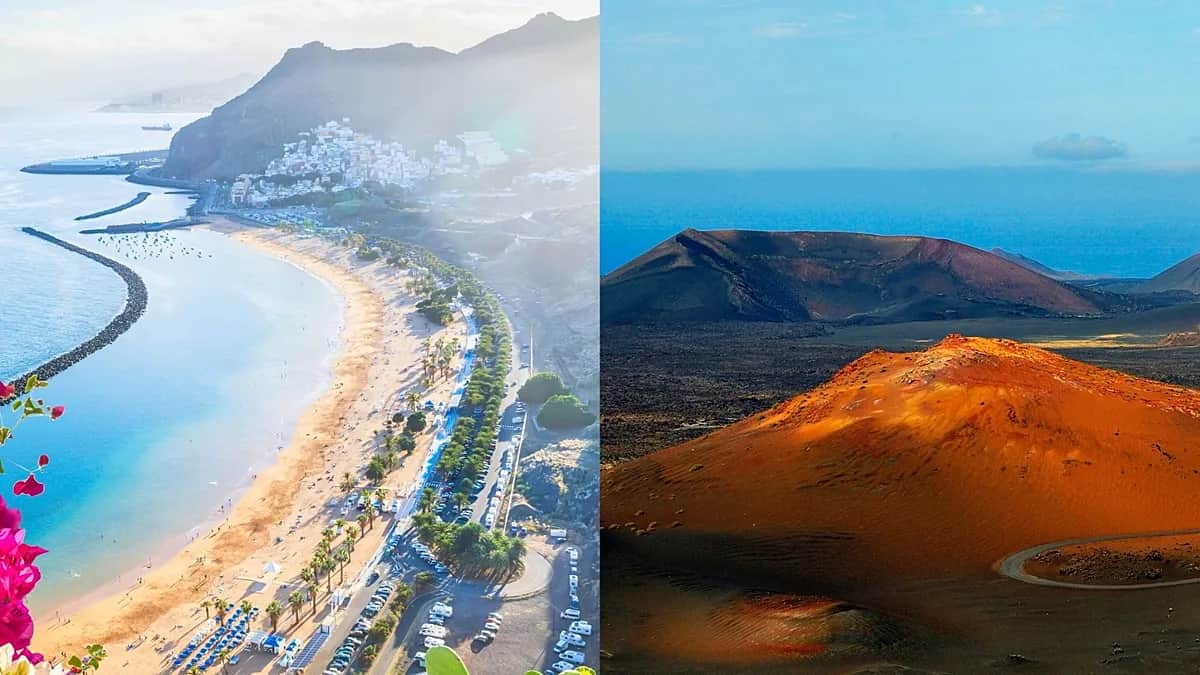 Tenerife y Lanzarote, así se comparan dos populares islas Canarias para unas vacaciones