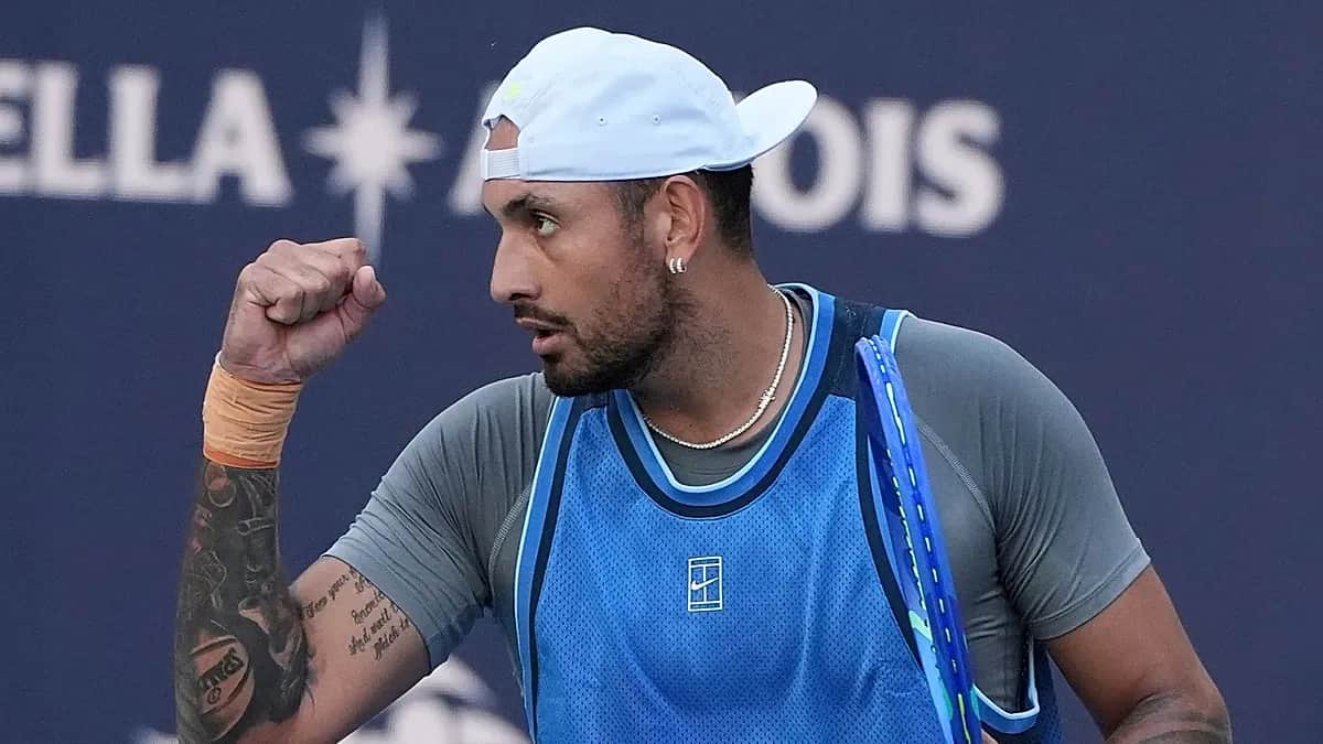 Nick Kyrgios ha sido sancionado con 1 mes de suspensión tras dar positivo por cocaína