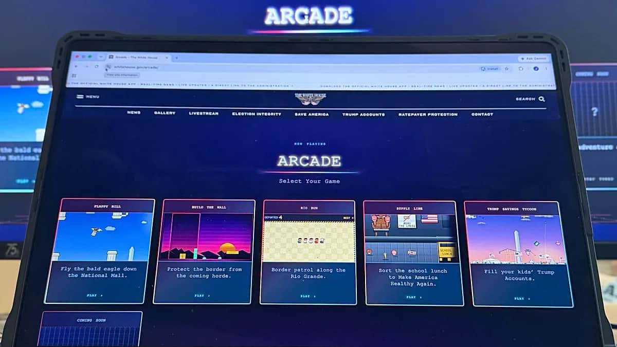 Arcade de Trump: la Casa Blanca lanza juegos pro-MAGA centrados en deportaciones
