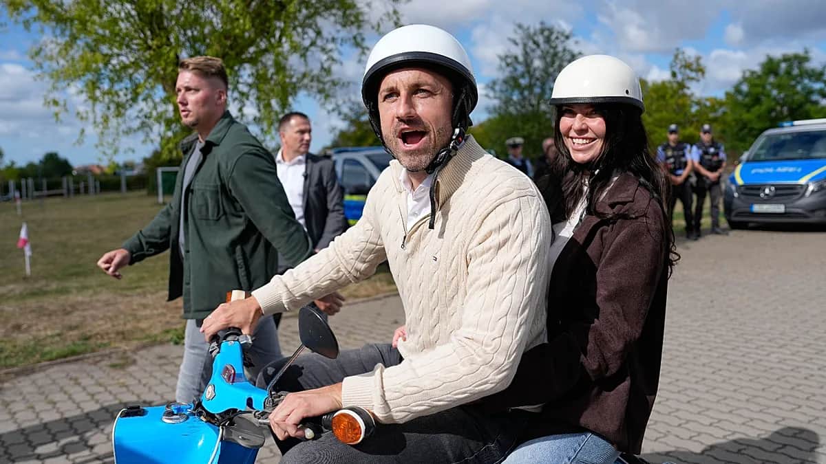 Ulrich Siegmund de AfD vota en unas elecciones clave en Alemania