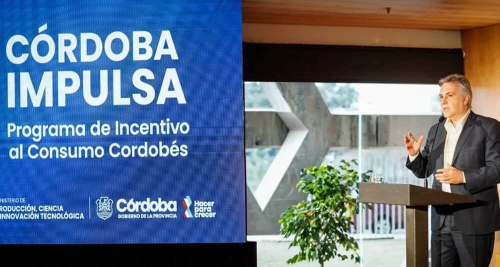 Córdoba Impulsa: Llaryora anunció 6 cuotas sin interés para impulsar el consumo y $20.000 millones para fortalecer el comercio