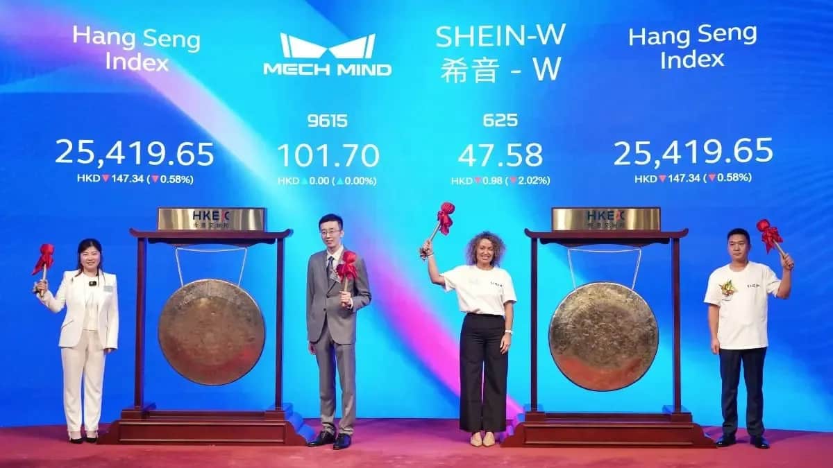 Las acciones de Shein se hunden más de 5% en su segunda rueda de cotización en bolsa
