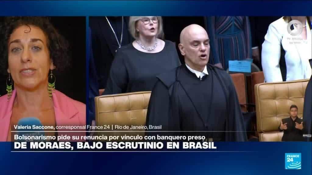 Informe desde Río: chats comprometen al juez De Moraes con banquero preso