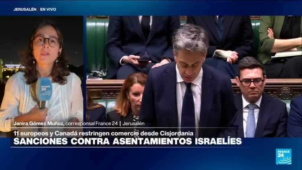 Reino Unido y 11 países más anuncian medidas contra asentamientos israelíes en Cisjordania ocupada