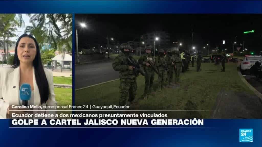 Informe desde Guayaquil: Policía de Ecuador captura a presuntos vinculados al CJNG