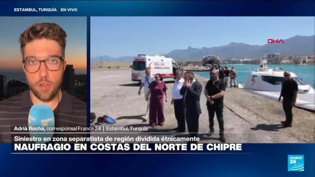 Informe desde Estambul: naufragio en costas del norte de Chipre deja al menos ocho muertos