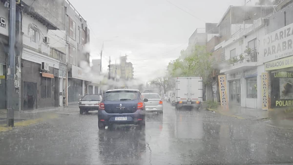Tormentas en Córdoba: cayó granizo en la capital y en otros puntos de la provincia