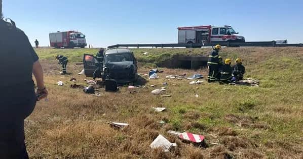 Tragedia cerca de Oncativo: Un automovilista bonaerense murió tras un brutal vuelco