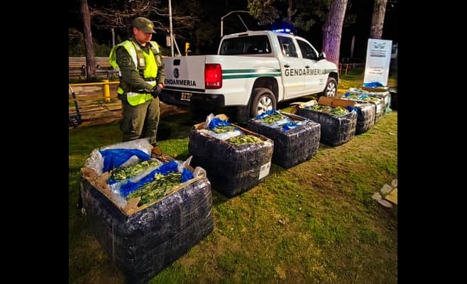 Ruta 9: Controlan un transporte con encomiendas y descubren 359 kilos de hojas de coca