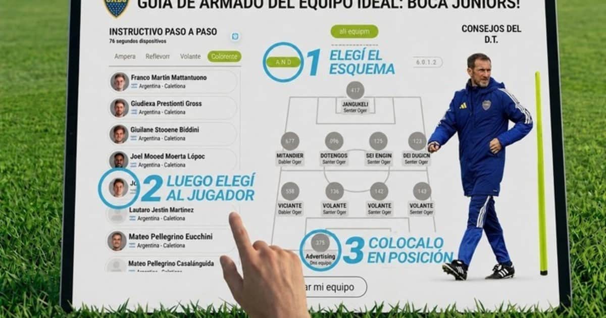 Armá tu 11 de Boca ante Vélez
