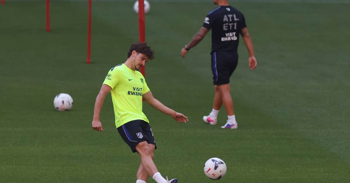 Julián Álvarez se ausentó en la práctica del Atlético de Madrid por segundo día consecutivo