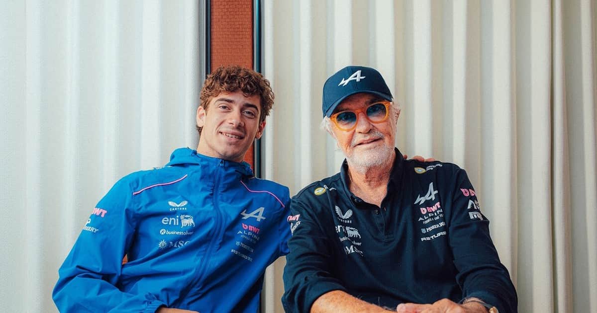 Flavio Briatore: "Franco Colapinto pertenece a la Fórmula 1 y a este equipo"