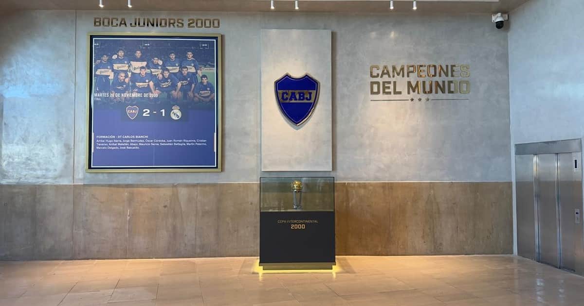 Así quedó el hall de la Bombonera y así lo encontrarán los socios en el partido de Boca