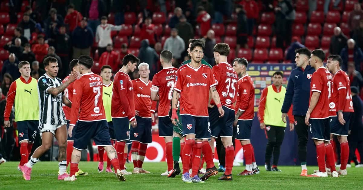 El uno por uno de Independiente en la durísima derrota ante Gimnasia de Mendoza
