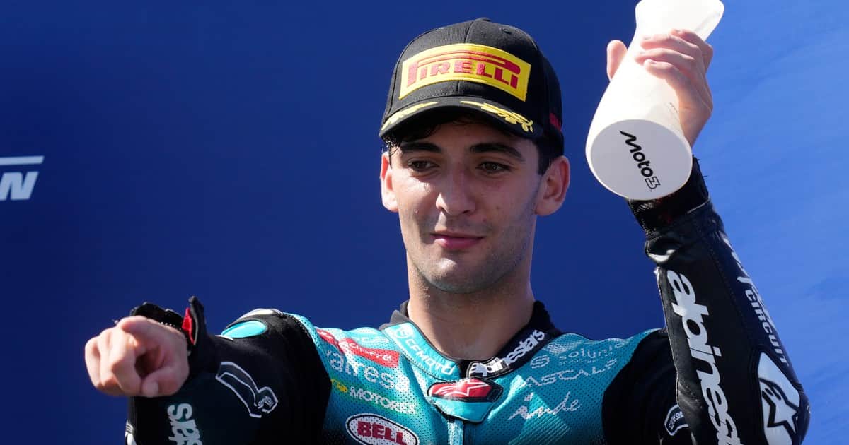 Morelli le dio otro podio a Argentina en Moto3: fue 3° en el GP de Aragón