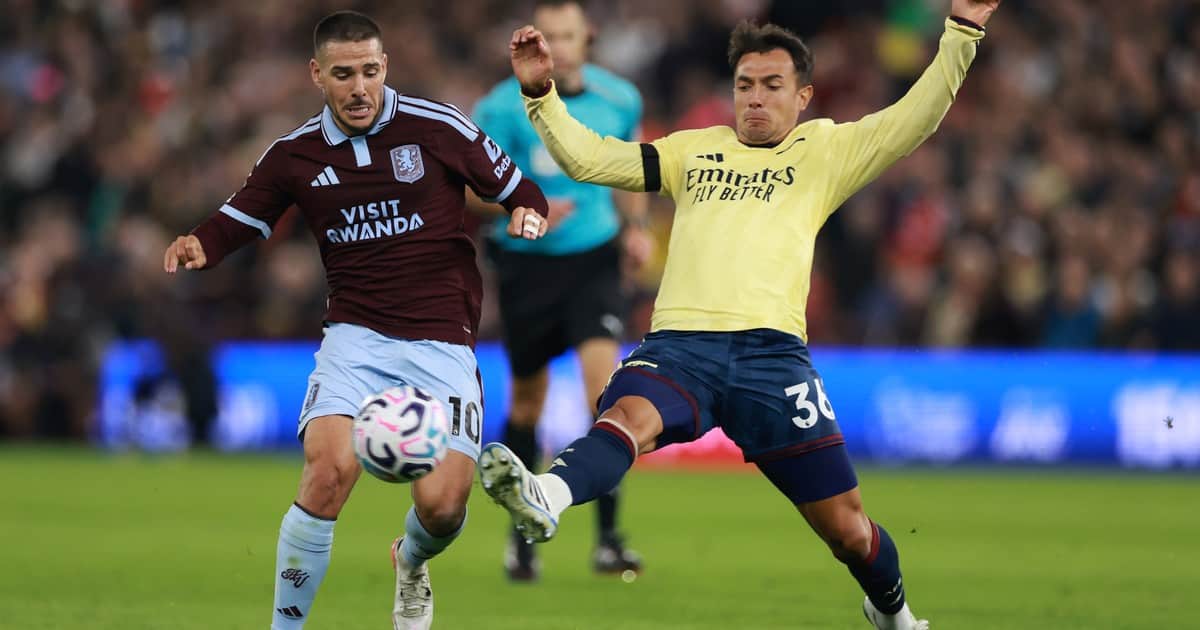 El Aston Villa de Buendía y Garnacho cayó ante los últimos campeones de la Premier League: Arsenal ganó 1-0