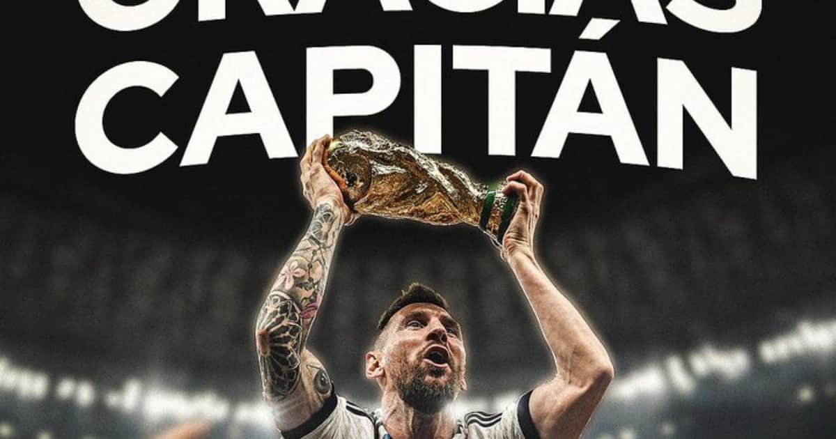 El saludo de los clubes para Messi luego de anunciar su retiro en la Selección