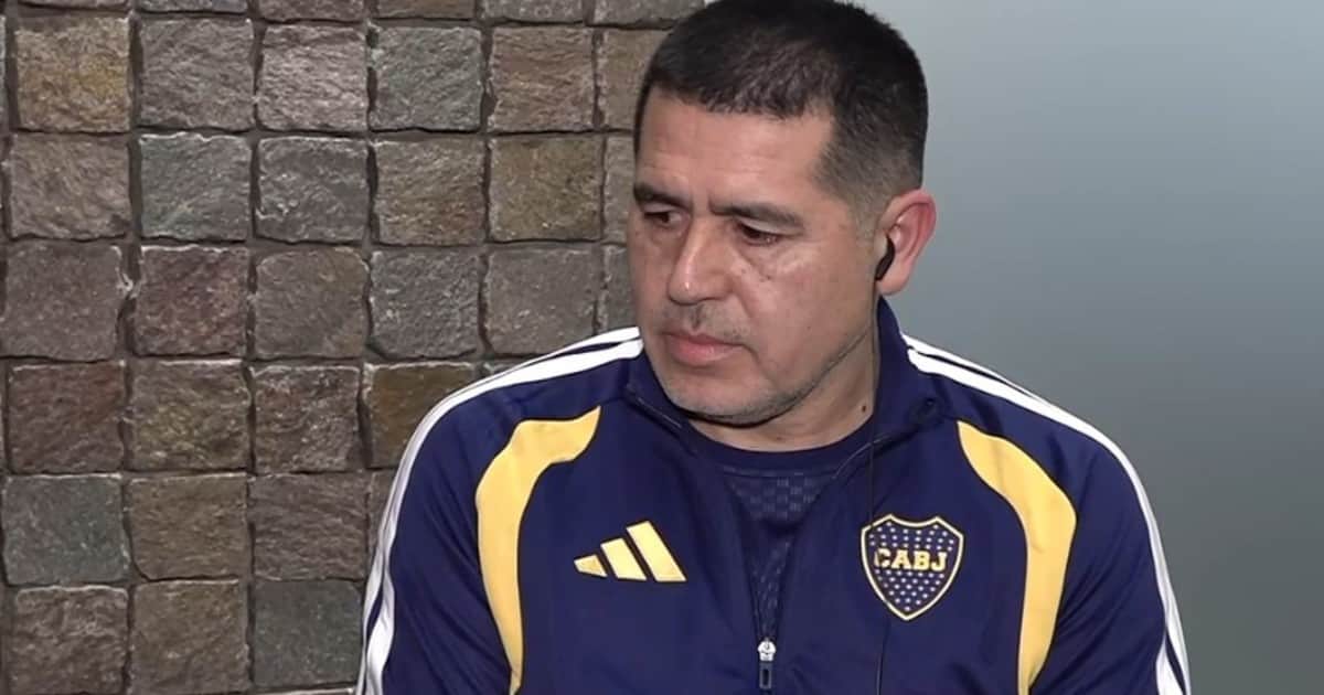 Riquelme sobre el árbitro de Boca-Vélez: "¿Qué tiene que ver el partido de ellos con Riestra?"