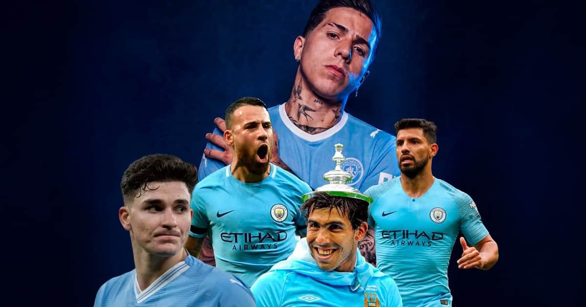 Con la llegada de Enzo Fernández: todos los argentinos que jugaron en el Manchester City