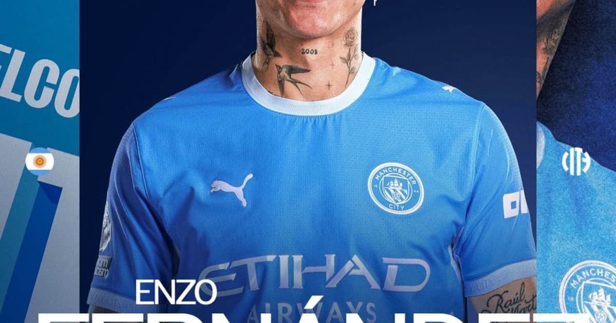 Video: la presentación de Enzo Fernández en el Manchester City