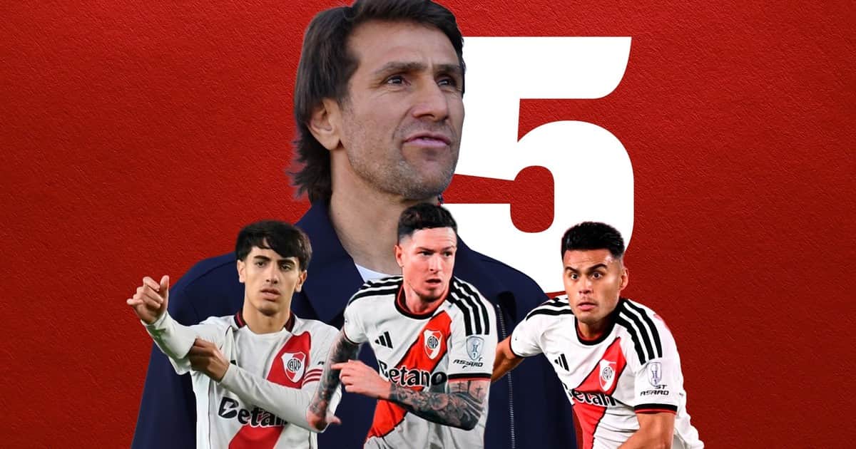Quién será el volante central de Ponzio, el 5 más ganador de la historia de River