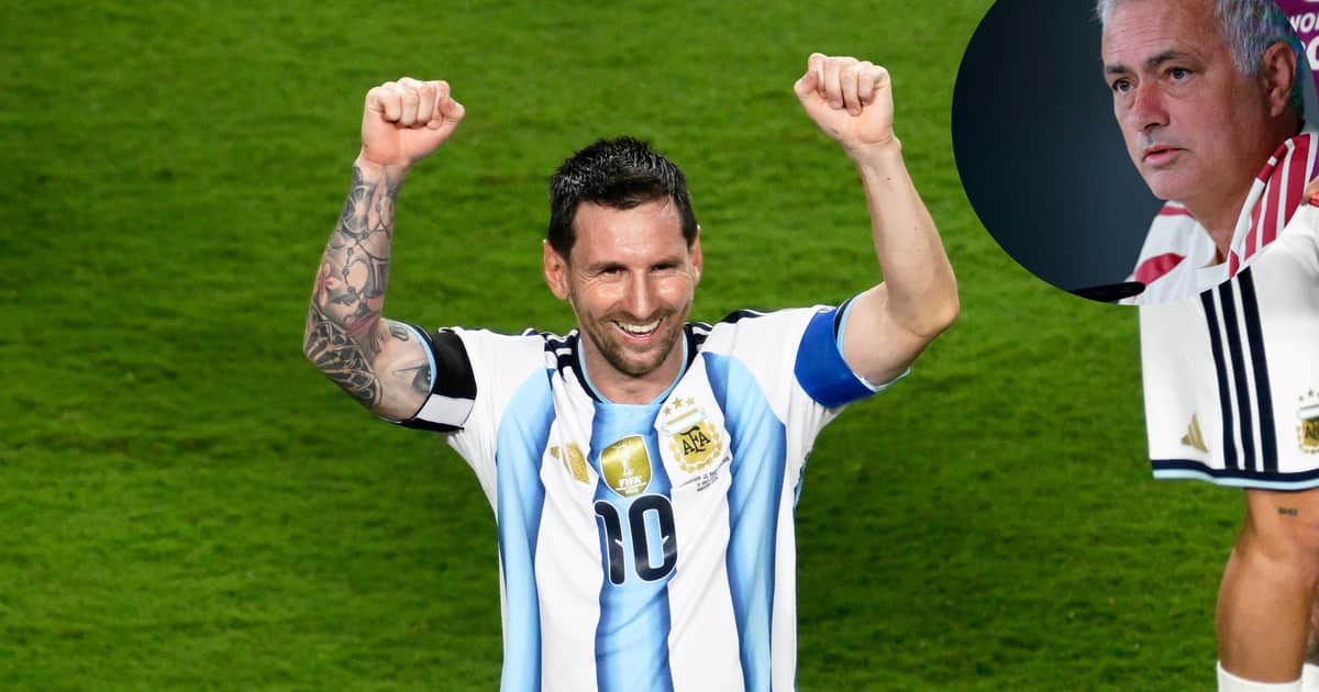 La reflexión de Mourinho sobre el retiro de Messi de la Selección Argentina
