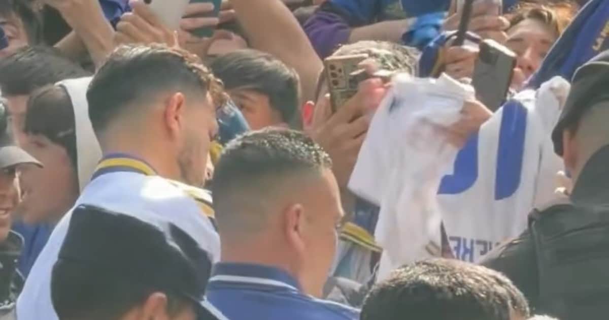 Locura por Boca en Mendoza: la ovación para Paredes y la actitud de Villa antes de entrar