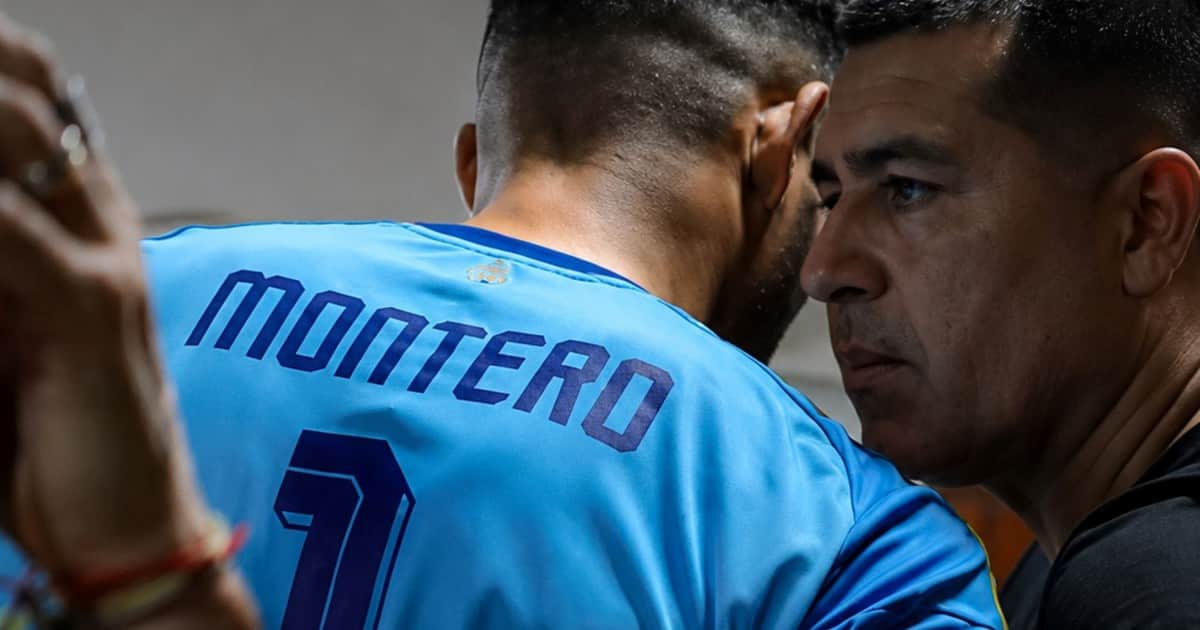 El gesto de Riquelme con Montero luego de ser figura ante Vélez