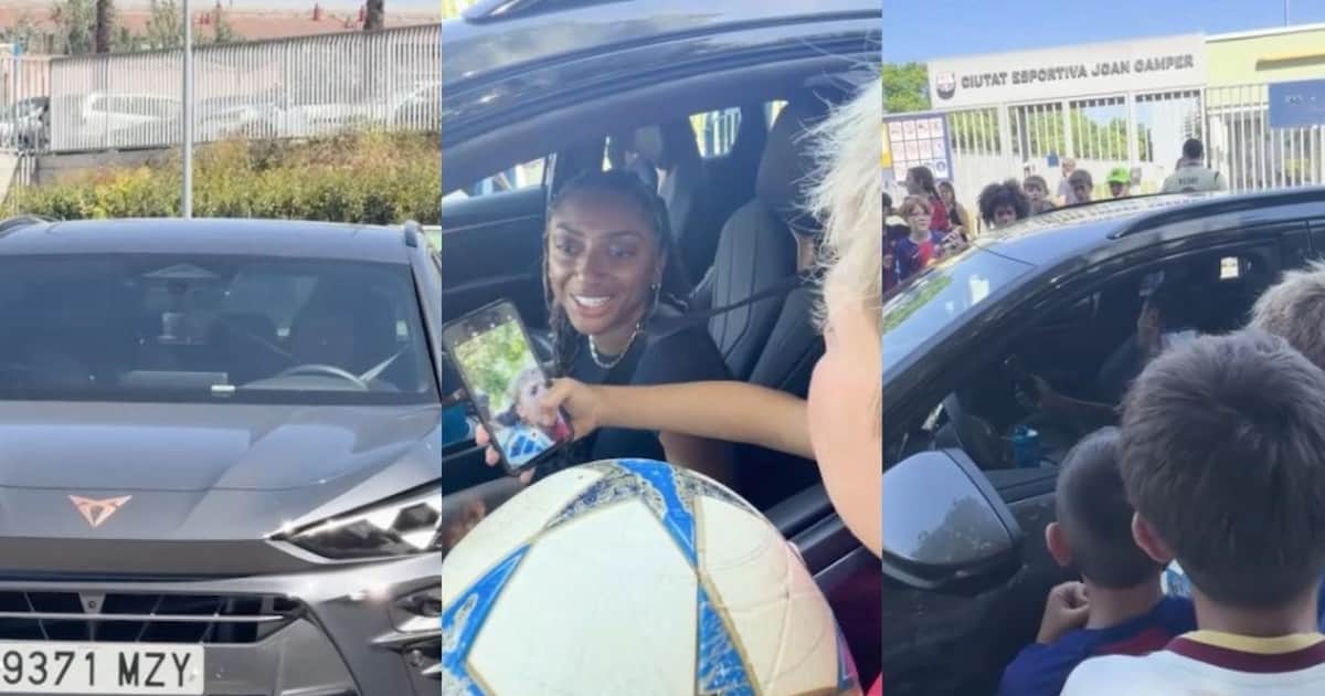 Insólito: los hinchas del Barcelona confundieron a una jugadora del equipo femenino ¡con Raphinha!
