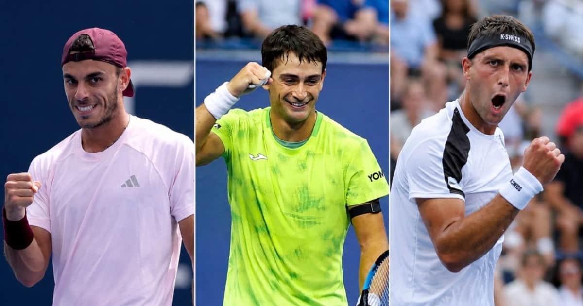 Ocho años después: la marca que Cerúndolo, Etcheverry y Navone recuperaron en el US Open