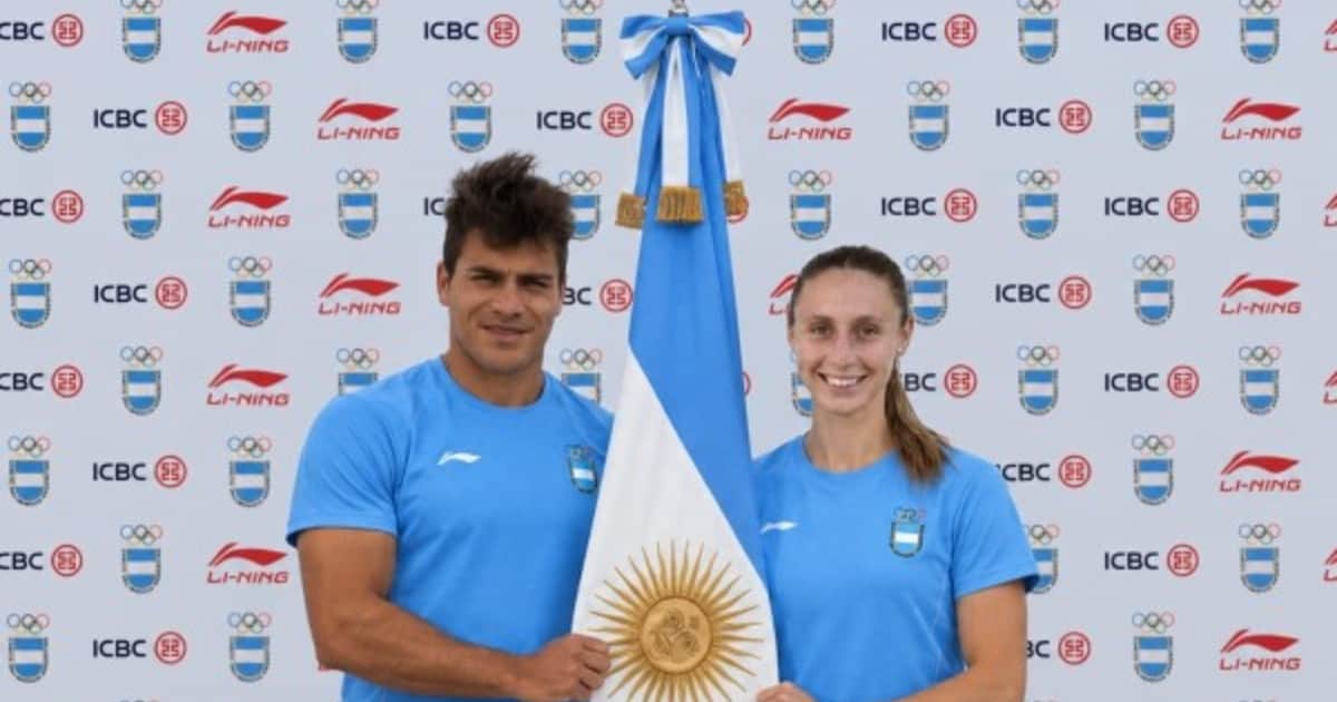 Sofía Cairó y Rubén Rézola serán los abanderados argentinos en los Juegos Suramericanos de Santa Fe 2026