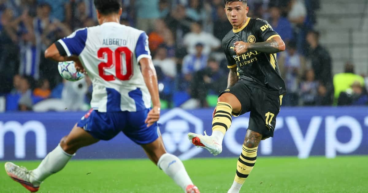 El destacado dato que dejó el debut de Enzo Fernández con el Manchester City en la Champions