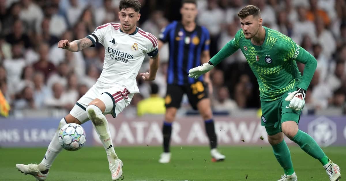 Video: el blooper del arquero del Inter en el Santiago Bernabéu