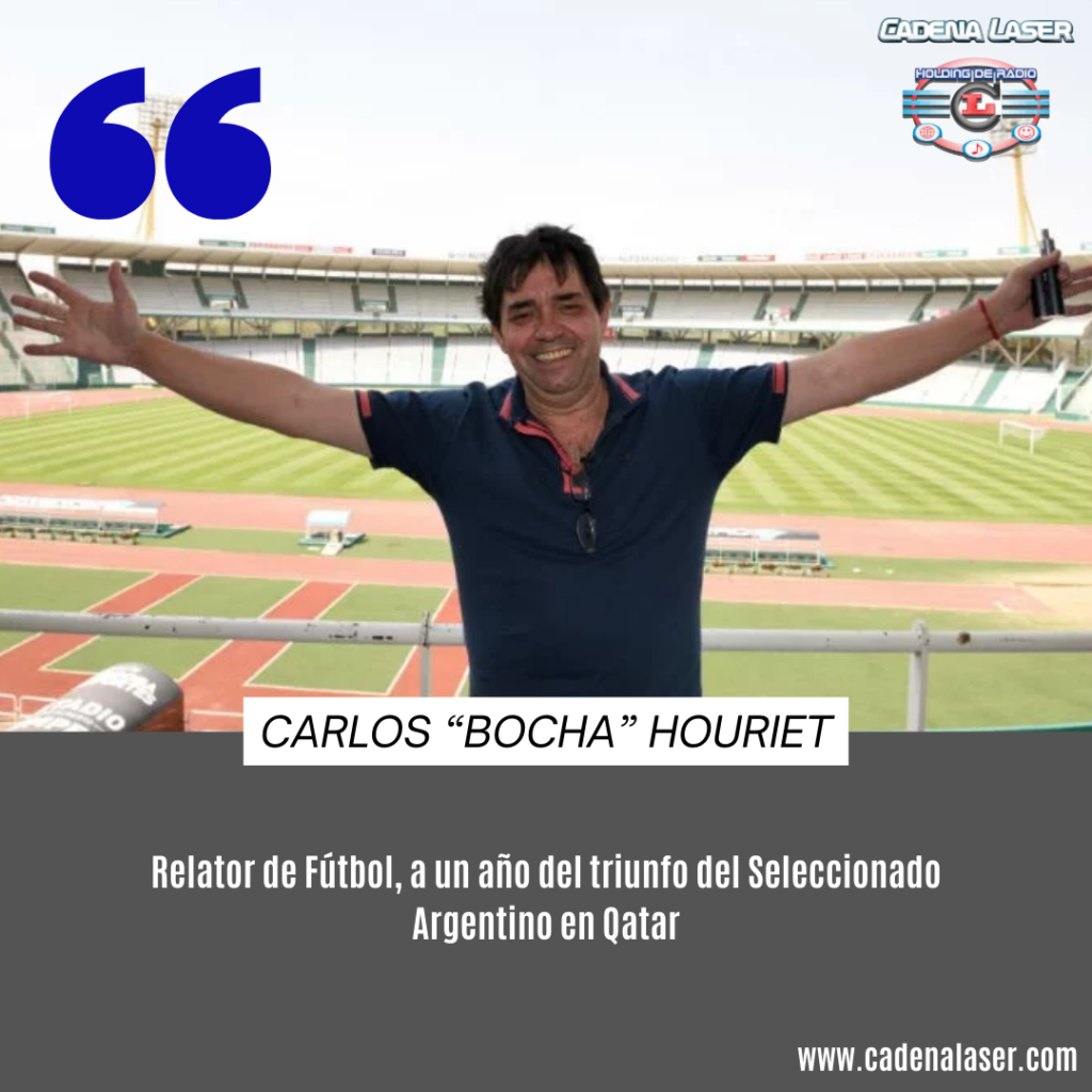 NOTA: Carlos “Bocha” Houriet, Relator de Fútbol