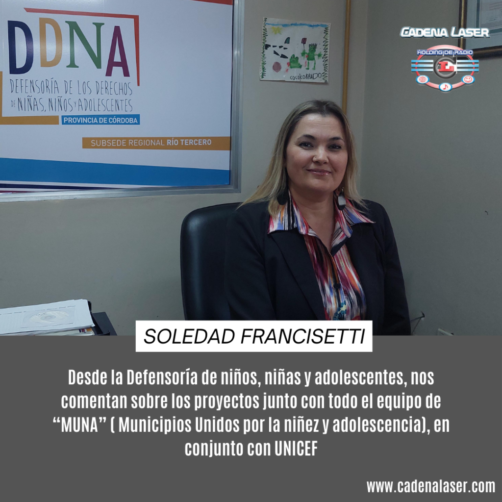 NOTA: Soledad Francisetti, Defensoría de niños, niñas y adolescentes