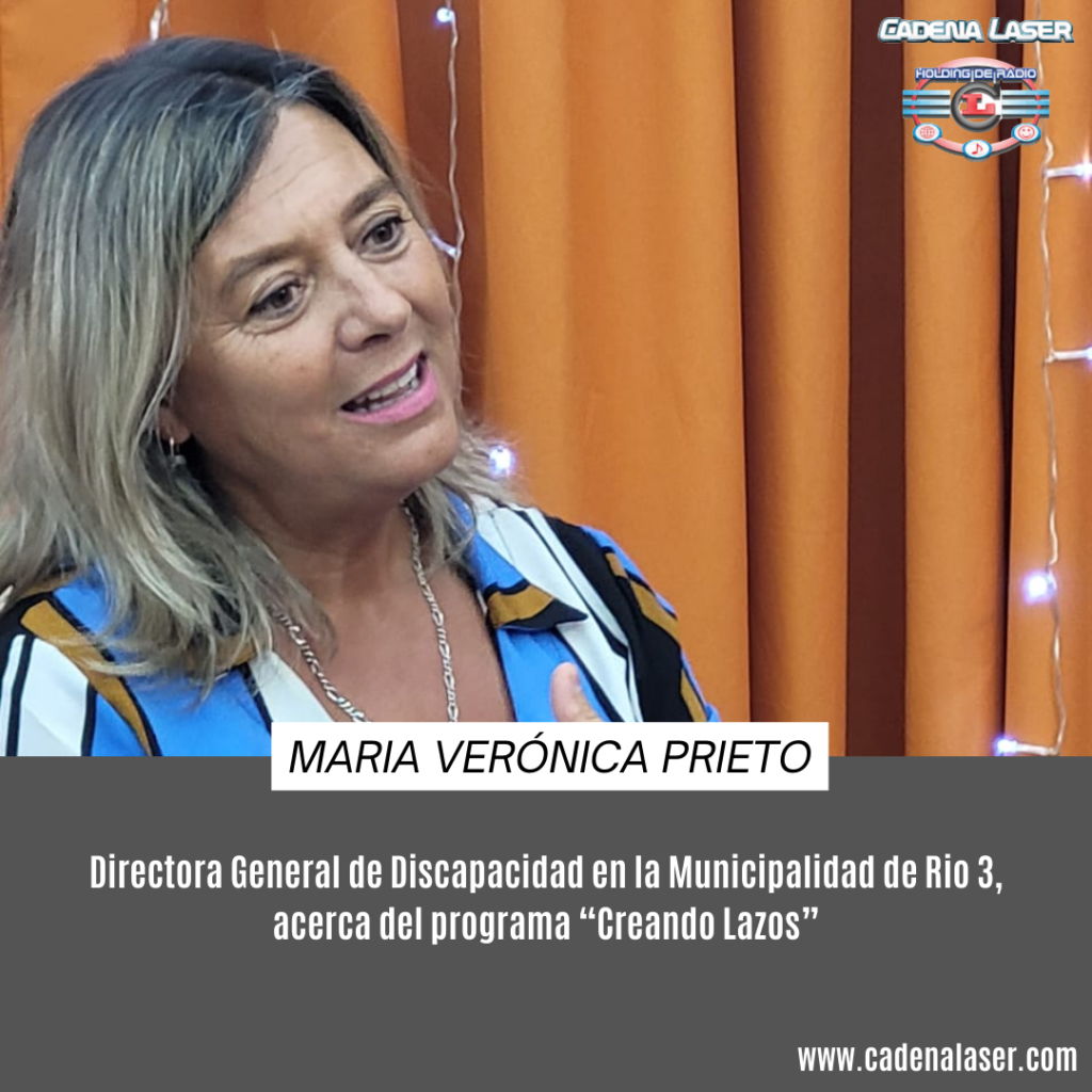 NOTA: María Verónica Prieto, Directora General de Discapacidad en la Municipalidad de Rio Tercero