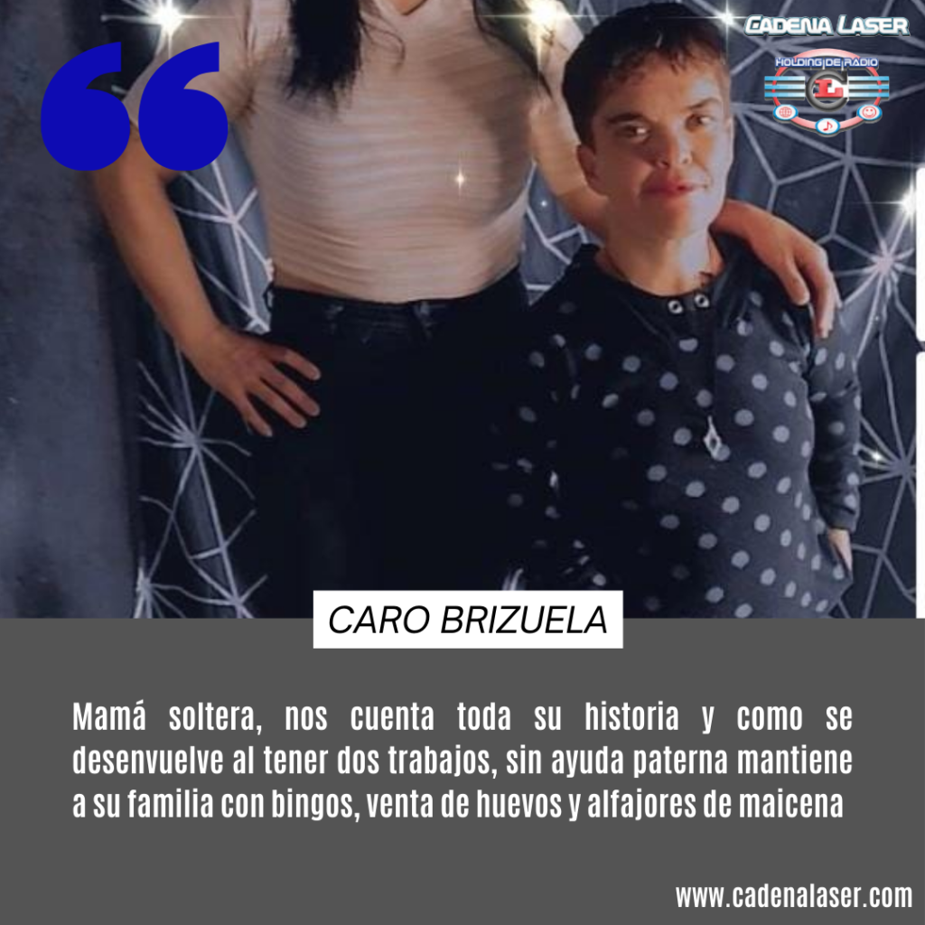 NOTA: Caro Brizuela, acerca de su situación de vida